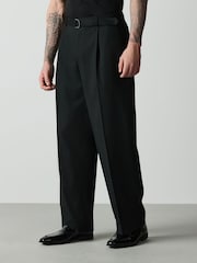 Черный - Брюки свободного кроя - Изображение 1 5