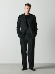 Черный - Брюки свободного кроя - Изображение 2 5