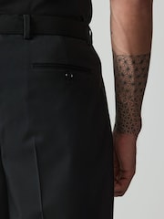 Черный - Брюки свободного кроя - Изображение 3 5