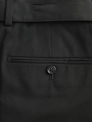 Black Loose Fit Suit Trousers - Image 9 of 10