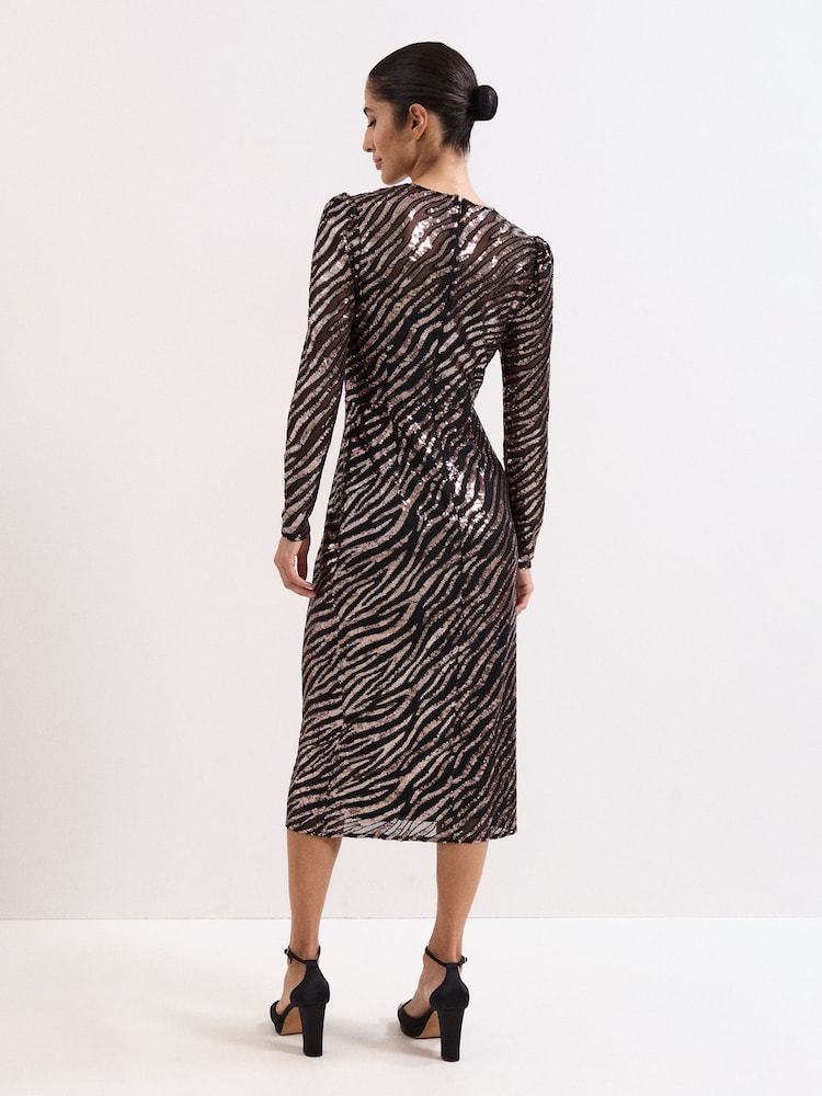 kate sequin dress Sequin Fringe Dress