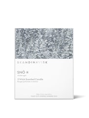 Skandinavisk SNÖ 2-wick Scented Candle 350g - Image 2 of 5