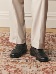 素色 - Archive Pleated Cotton Linen Suit Trousers - 圖片 6/6