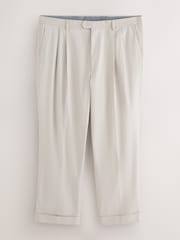 ニュートラル - Archive Pleated Cotton Linen Suit Trousers - 画像 7 / 11