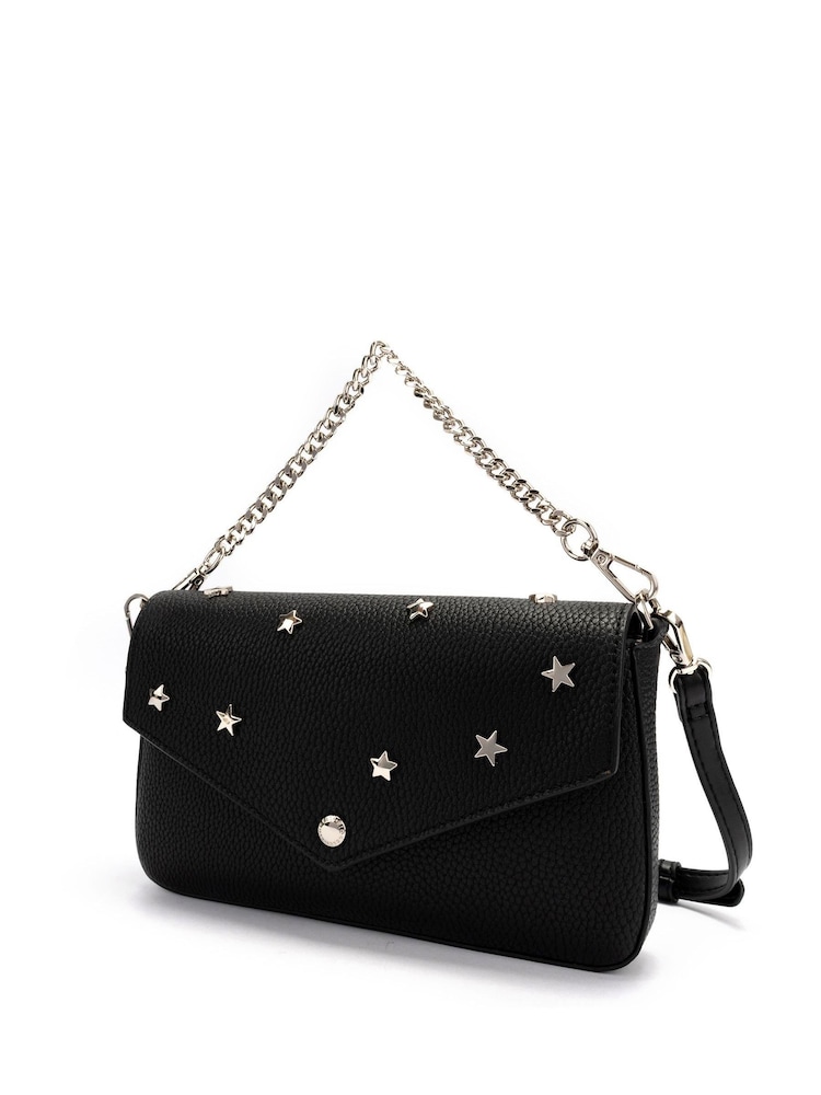 Fiorelli Lacey Chain Clutch Black Bag - Image 2 of 4