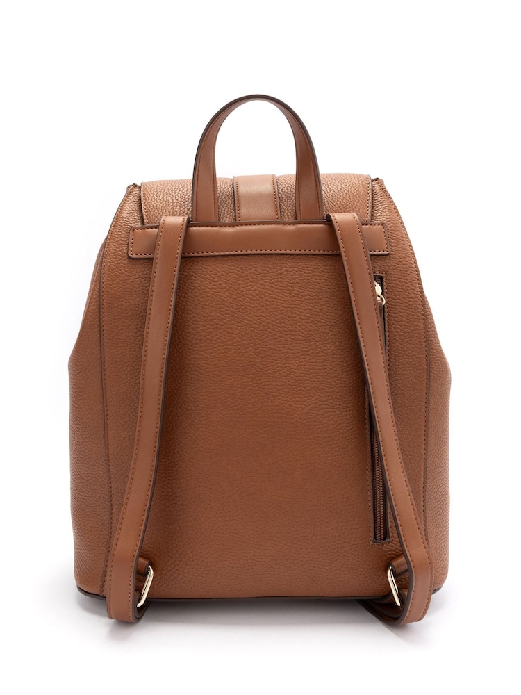 Fiorelli Etta Buckle Brown Backpack - Image 2 of 4