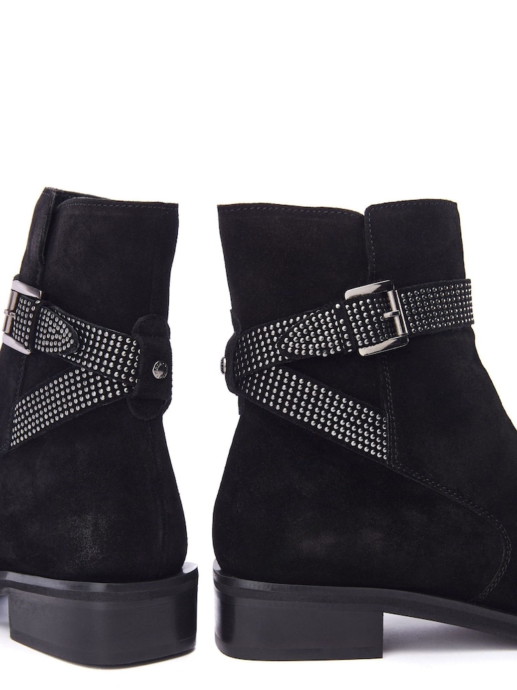 Moda in Pelle Panazol Stud Jodper Strap Black Ankle Boots - Image 4 of 4 Moda in Pelle Panazol Stud Jodper Strap Black Ankle Boots - Image 4 of 4
