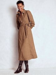 Boden Brown Adelaide Zip Cord Midi Dress - Image 4 of 5