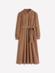 Boden Brown Adelaide Zip Cord Midi Dress - Image 5 of 5