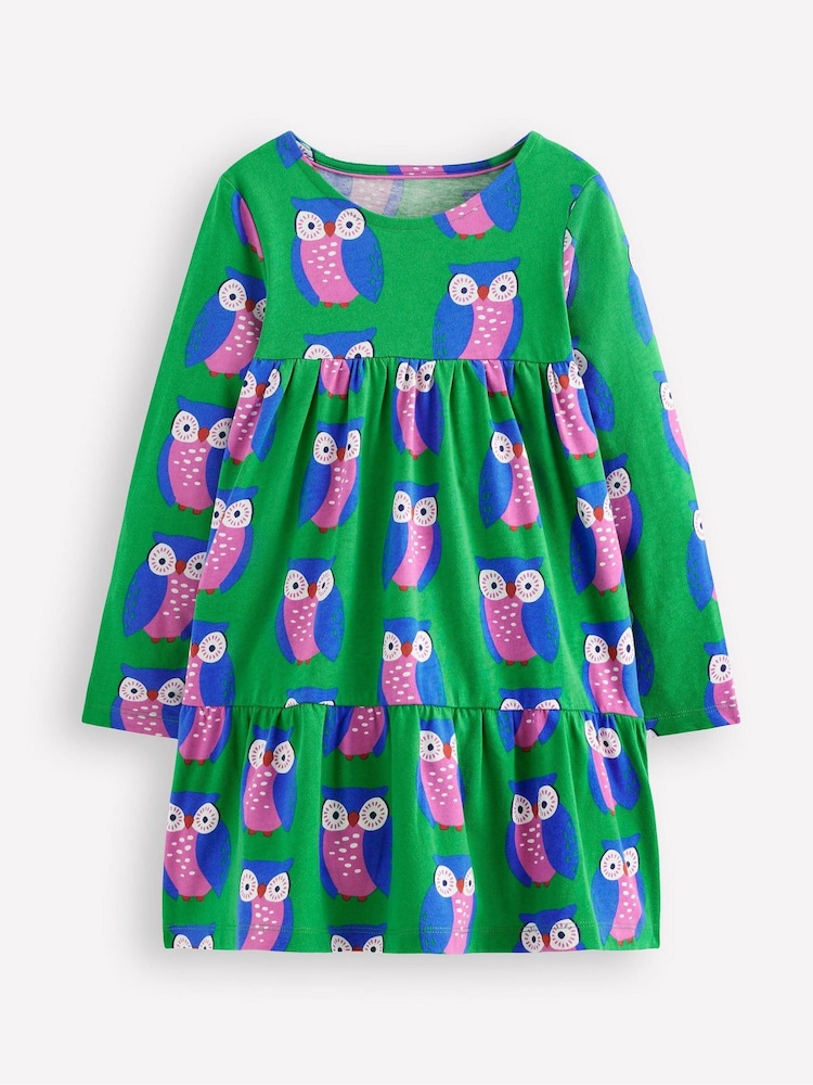 Boden Green Ariel Long Sleeve Twirly Dress - Image 1 of 3