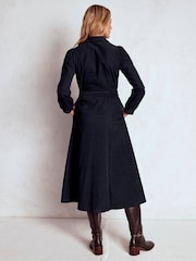Azul - Vestido midi de cordão Boden Clara - Imagem 3 de 6