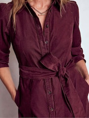 Boden Purple Clara Cord Midi Dress - Image 2 of 5