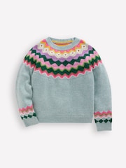Boden Blue Eleanor Fair Isle Jumper - Image 1 of 3
