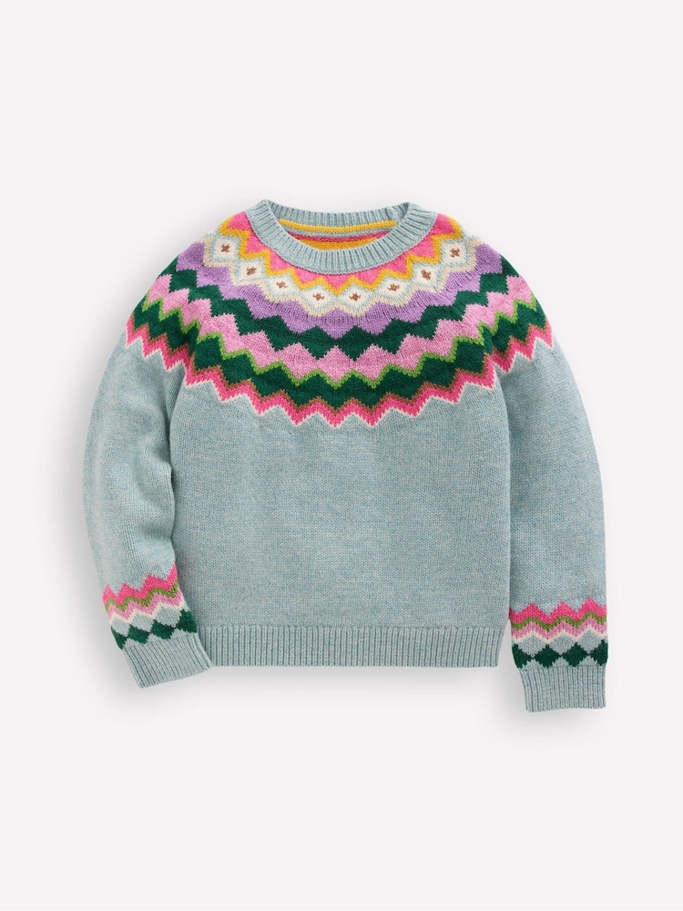 Boden Blue Eleanor Fair Isle Jumper - Image 1 of 3