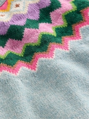 Boden Blue Eleanor Fair Isle Jumper - Image 3 of 3