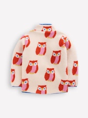 Boden Orange Eden Borg Zip-through Jacket - Image 2 of 4