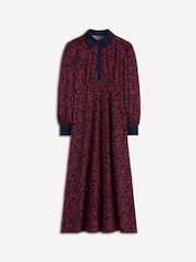 Boden Red Empire Waistline Shirt Dress - Image 6 of 6