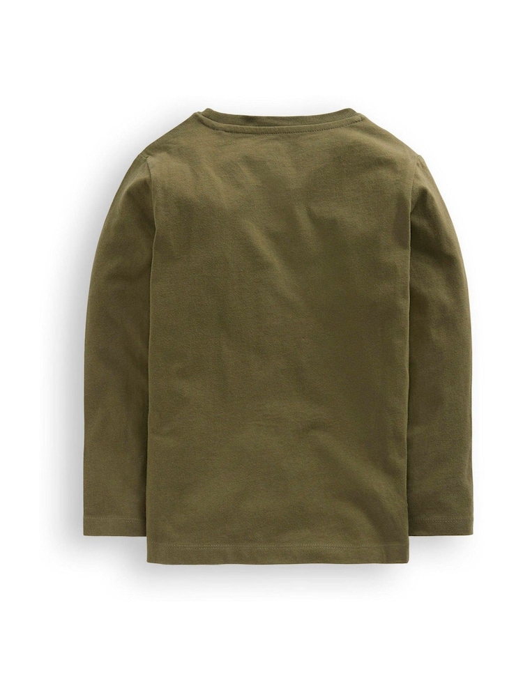Boden Green Superstitch Sleeved T-Shirt - Image 2 of 3