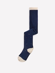 Boden Blue Twinkle Tights - Image 1 of 2