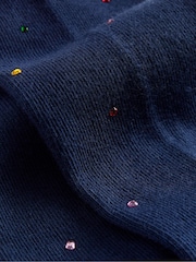 Boden Blue Twinkle Tights - Image 2 of 2