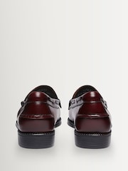 G.H.Bass Burgundy Esther Kiltie Tassled Loafers - Image 3 of 6