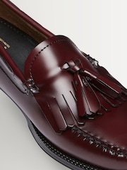 G.H.Bass Burgundy Esther Kiltie Tassled Loafers - Image 6 of 6