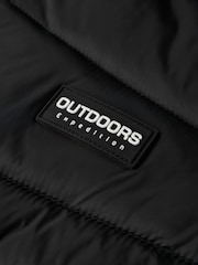 Name It Black Hooded Puffer Jacket - Image 5 of 5
