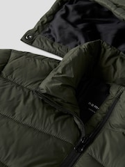 Name It Green Hooded Puffer Jacket - Image 4 of 5