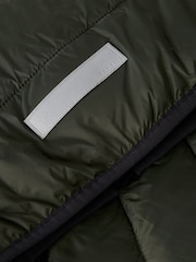 Name It Green Hooded Puffer Jacket - Image 5 of 5