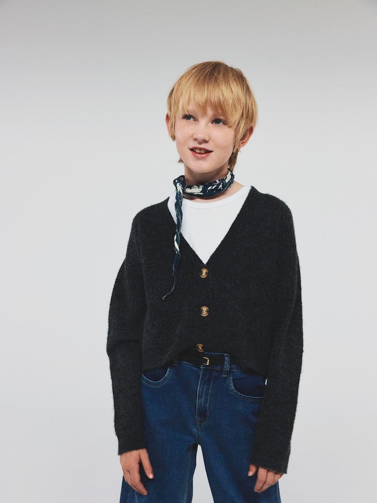 Name It Short Button Down Knitted Cardigan - Bild 1 von 3