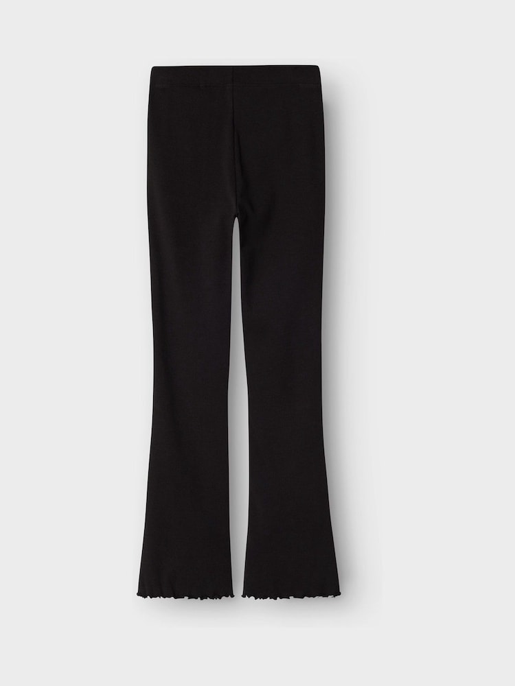 Name It Black Bootcut Flare Leggings - Image 1 of 3 Name It Black Bootcut Flare Leggings - Image 1 of 3