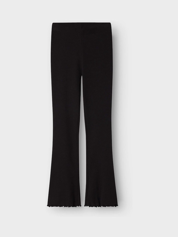 Name It Black Bootcut Flare Leggings - Image 2 of 3 Name It Black Bootcut Flare Leggings - Image 2 of 3
