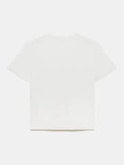 Mint Velvet White Metallic Flower T-Shirt - Image 7 of 7