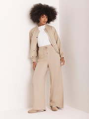 Mint Velvet Natural Washed Bomber Jacket - Image 3 of 8