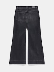 Mint Velvet Black Washed Wide Jeans - Image 7 of 7