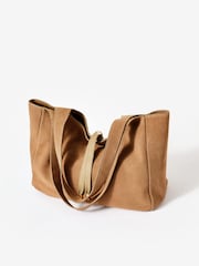 Mint Velvet Natural Suede Shoulder Bag - Image 3 of 4