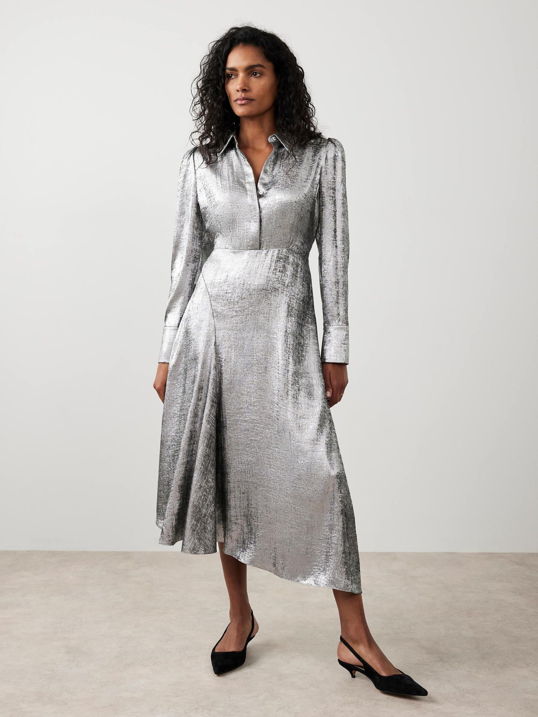 new look silver dress Stars Do Shine Sequin Dress - Silver