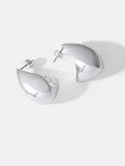 Mint Velvet Silver Tone Statement Teardrop Earrings - Image 2 of 3