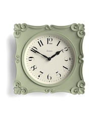 Jones Clocks Sage Green Rialto Wall Clock 25cm - Image 3 of 4