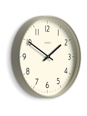 Jones Clocks Pepper Grey Studio Wall Clock 30cm - Image 4 of 4