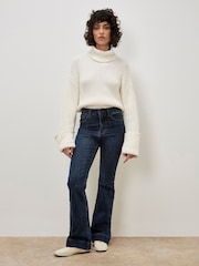 Apricot Blue Lena Fit And Flare Jeans - Image 1 of 6