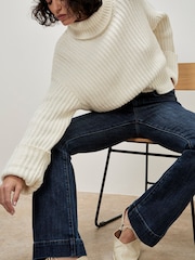 Apricot Blue Lena Fit And Flare Jeans - Image 6 of 6