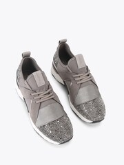 Carvela Metallic Elastic Trainers - Image 3 of 5