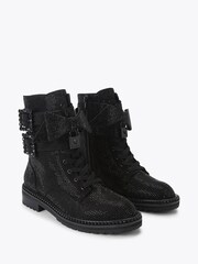 Kurt Geiger London Brixton Buckle Ankle Black Boots - Image 5 of 5