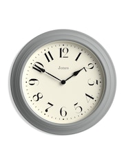 Jones Clocks Posh Grey Fenchurch Wall Clock 40cm - Image 3 of 4