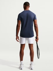 Nike Obsidian Navy Court Victory Dri-FIT Tennis Top - Image 4 of 7