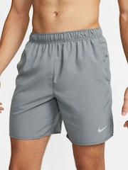 Nike Grey DriFIT Challenger Unlined Running Shorts - Image 3 of 8