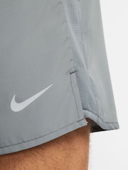 Nike Grey DriFIT Challenger Unlined Running Shorts - Image 4 of 8