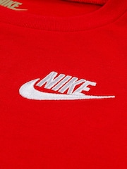 Nike Red/Black Infant Small Logo T-Shirt And Shorts Set - Image 3 of 4