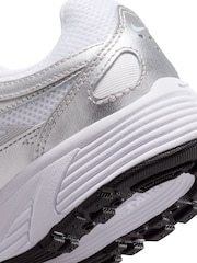 Nike White/Silver Youth P6000 Trainers - Image 7 of 7